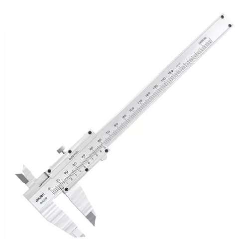 Deli Tools Precíziós Tolómérő 150mm (Ezüst) (EDL92150)