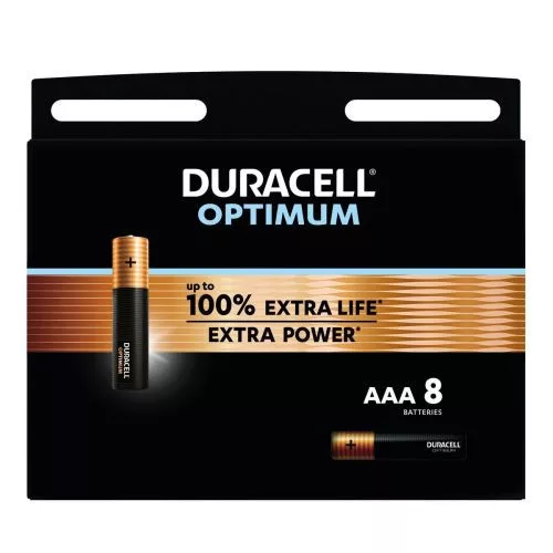 DURACELL elem (LR03) AAA Alkaline Optimum (8 elem / blister)