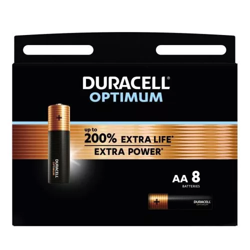 DURACELL elem (LR6) AA Alkaline Optimum (8 elem / blister)