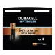 DURACELL elem (LR6) AA Alkaline Optimum (8 elem / blister)
