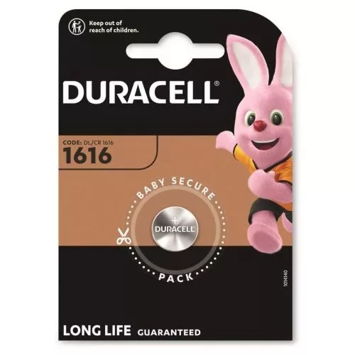 Duracell elem (CR1616) gomb Lithium (1 elem/ blister) 3V
