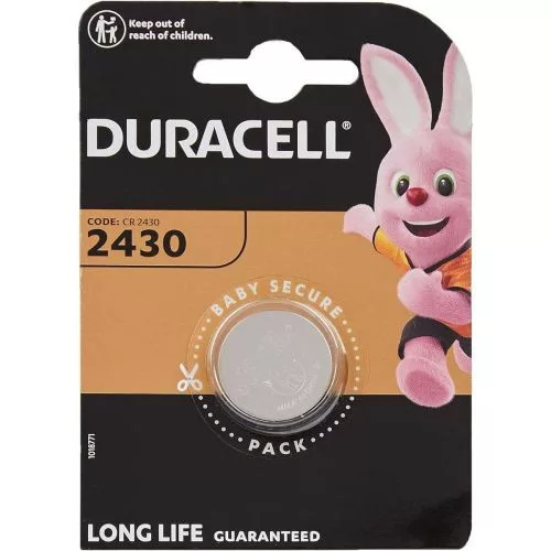 Duracell elem (CR2430) gomb Lithium (1 elem / blister) 3V