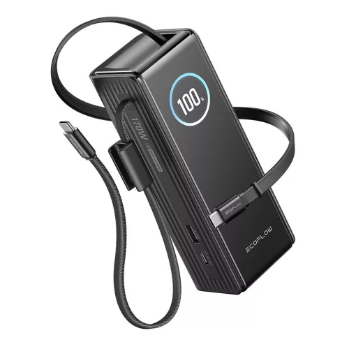 EcoFlow RAPID 25000mAh 170W Powerbank Beépített 100W Kábel (54825)