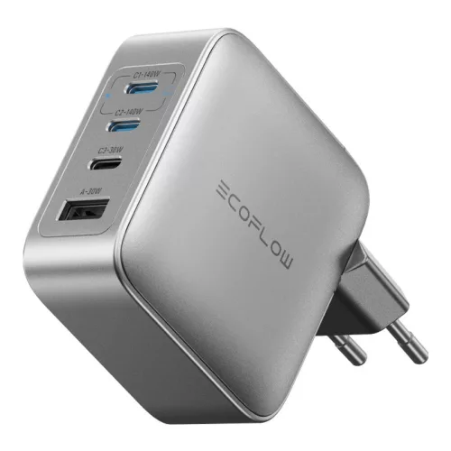 EcoFlow RAPID Pro 140W GaN Töltő 3xUSB-C, 1xUSB-A (54298)