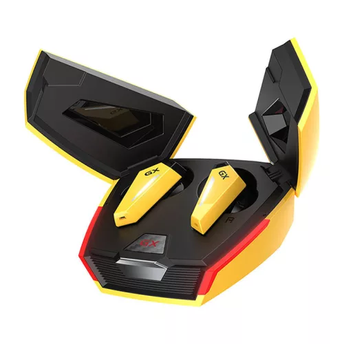Edifier HECATE GX07 vezeték nélküli gamer fülhallgató , ANC (sárga)