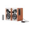 Edifier R1280T 2.0 Hangszórók Smart Wi-Fi Audio Streamerrel WiiM Mini (barna)