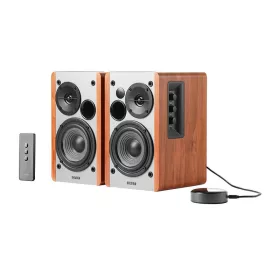   Edifier R1280T 2.0 Hangszórók Smart Wi-Fi Audio Streamerrel WiiM Mini (barna)