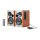 Edifier R1280T 2.0 Hangszórók Smart Wi-Fi Audio Streamerrel WiiM Mini (barna)