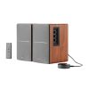 Edifier R1280T 2.0 Hangszórók Smart Wi-Fi Audio Streamerrel WiiM Mini (barna)
