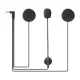 EJEAS Motorkerékpár sisak headset 3,5mm-es csatlakozóval V6pro+ HIFI-M interkom