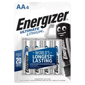 Energizer Ultimate Lithium AA 4 darabos csomag