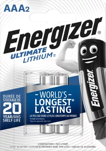 Energizer Ultimate Lithium AAA 2 darabos csomag