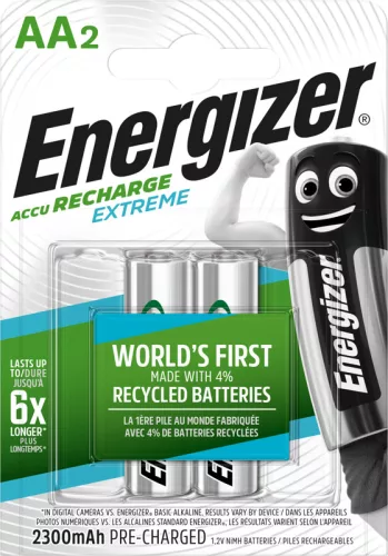 Energizer Újratölthető Extreme Eco AA 2300mAh 2 darabos csomag