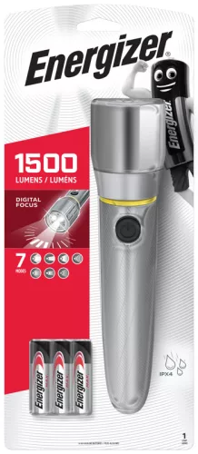 Energizer Vision HD Metal 6AA fémházas zseblámpa – 1500 lumen