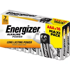 Energizer Power AAA 16 darabos elem, tálcás csomagolásban