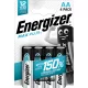Energizer Max Plus AA 4-Pack elemcsomag