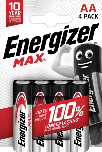 Energizer Max AA elem (4 db-os csomag)
