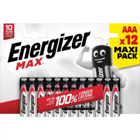 Energizer Max AAA elem (12 db-os csomag)