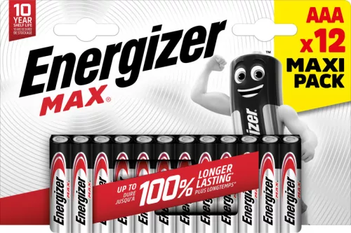 Energizer Max AAA elem (12 db-os csomag)