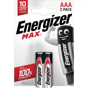 Energizer Max AAA elem (2 db-os csomag)