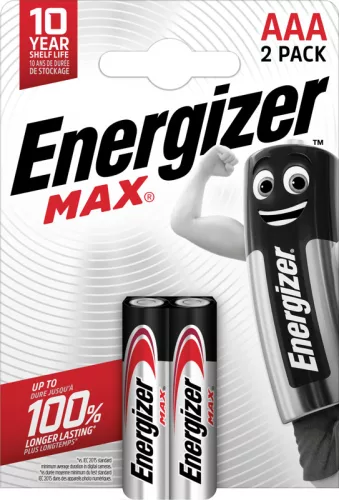 Energizer Max AAA elem (2 db-os csomag)