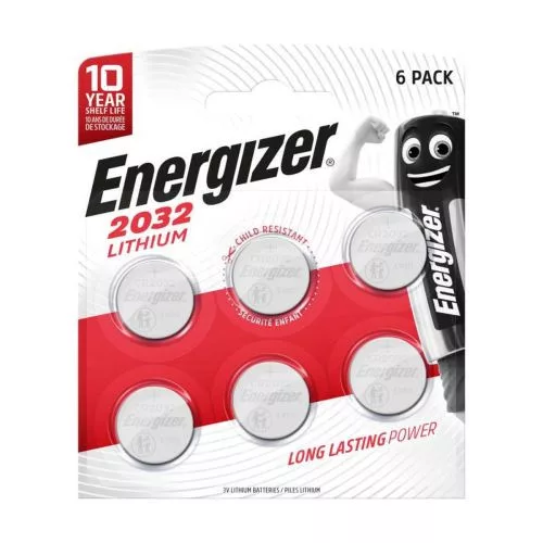 Energizer CR2032 Gombelem Lítium 3V (6 db/bliszter)