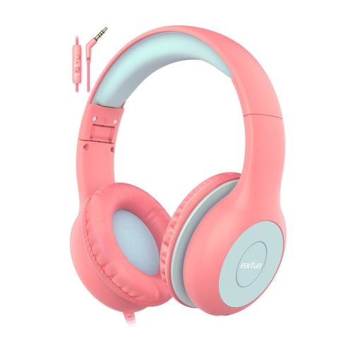 EarFun Kids K1 gyerek fülhallgató (lila-rózsaszín)