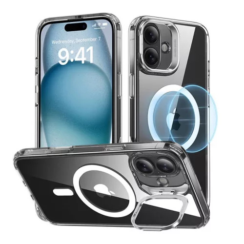 ESR iPhone 16 Plus Átlátszó Tok + Állvány (1A7480102)