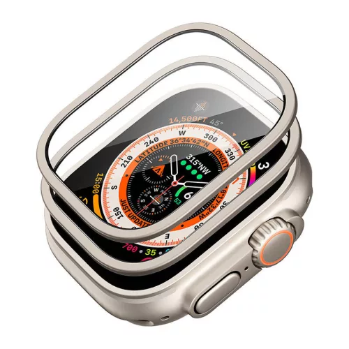 ESR Apple Watch Ultra 49mm védőSzett (tok+üveg, titán) (1Z0480102)