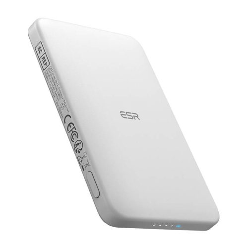 ESR Qi2 MagSlim 5000mAh mágneses powerbank (fehér)