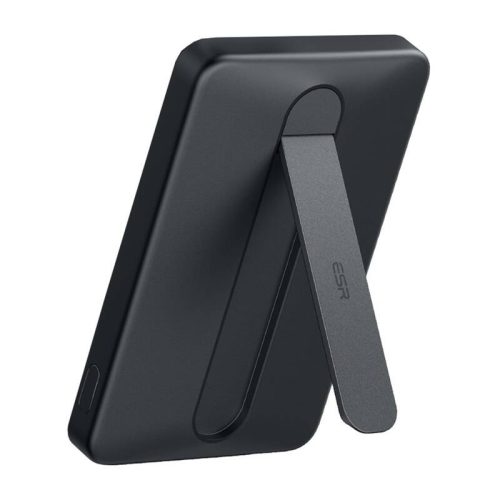 ESR Qi2 MagSlim 5000mAh mágneses powerbank állvánnyal (fekete)