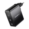 Essager 140W Dual USB-C És USB-A Fali Töltő (ECT2CA-MQB01-Z)