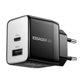   Essager 33W GaN Fali Töltő USB-A És /USB-C Csatlakozó (ECT33W-LJB01-Z)