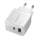 Essager 33W USB-C És A típusú (Fehér) Töltő (ECT33W-LJB02-Z)