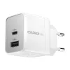 Essager 33W USB-C És A típusú (Fehér) Töltő (ECT33W-LJB02-Z)