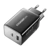 Essager 45W USB-C És USB-A Töltő, (Fekete) (ECT45W-LJB01-Z)