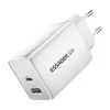 Essager 45W GaN USB-C És A Töltő (Fehér) (ECT45W-LJB02-Z)