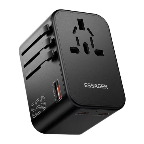 Essager 65W utazó Fali Töltő /USB-C Csatlakozó (ECT65-LT01-Z)