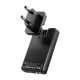 Essager 65W GaN USB-A+C Gyorstöltő (Fekete) (ECT65W-QCB01-Z)