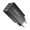 Essager 67W GaN Fali Töltő 2xUSB-C És USB-A Csatlakozó (ECTAC-KSB01-Z)