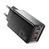 Essager 67W GaN Fali Töltő 2xUSB-C És USB-A Csatlakozó (ECTAC-KSB01-Z)