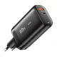 Essager 65W GaN USB-C És USB-A Fali Töltő (ECTAC-MYB01-Z)