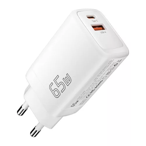 Essager 65W GaN USB-C És USB-A Fali Töltő (ECTAC-RYB02-Z)
