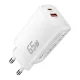 Essager 65W GaN USB-C És USB-A Fali Töltő (ECTAC-RYB02-Z)