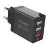 Essager 30W 3xUSB Fali Töltő (ECTQC3-FBB01)