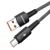 Essager 120W USB-A - USB-C 2m Töltőkábel (Fekete) (EXC120-CG01-P)
