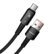 Essager 100W USB-C Töltőkábel - 1m (Fekete) (EXC7A-CG01-P)