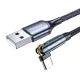 Essager 3in1 USB-C/Lightning/Micro Kábel, 15W, - 1m, (Szürke) (EXCCXT-WX0G)