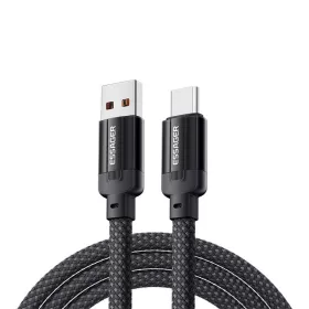   Essager 100W USB-C Töltőkábel, - 1m, (Fekete) (EXCT-YS01-P)