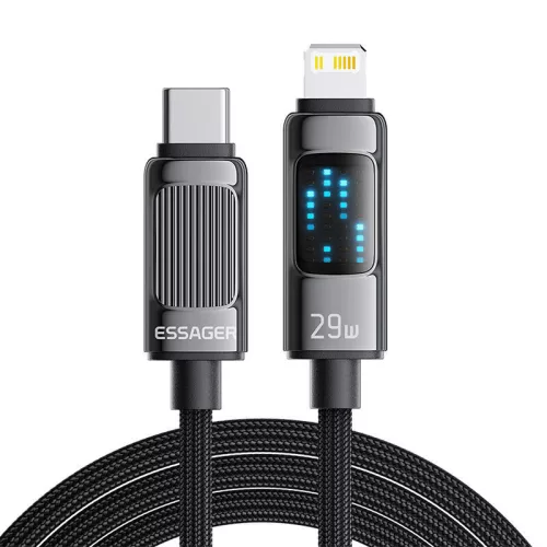 Essager - 1m USB-C Lightning Kábel 29W Gyorstöltéshez (EXCTL-LG0A-P)
